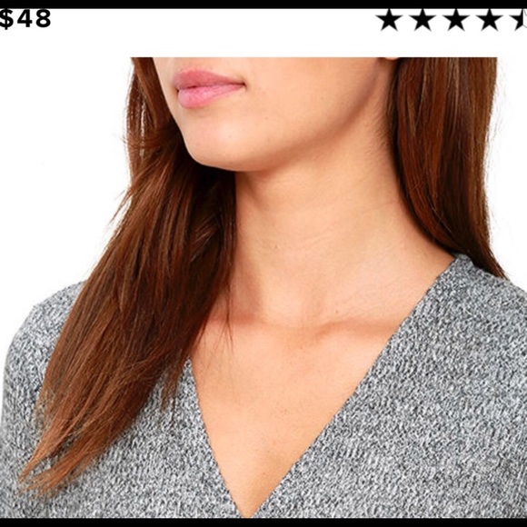 Olive & Oak crossover faux wrap sz LRG - Picture 3 of 10